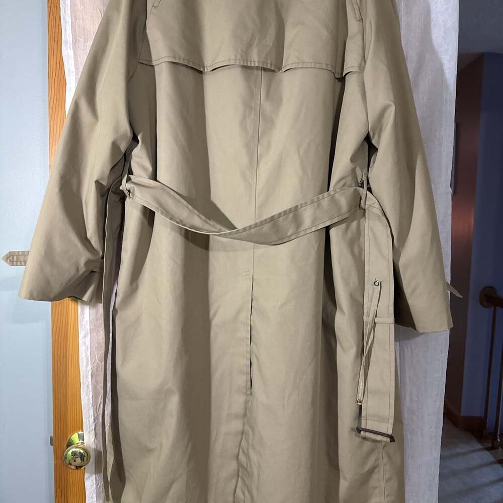 Vintage London Fog Mens Classic Trench Coat with Removable Liner - Picture 6 of 8